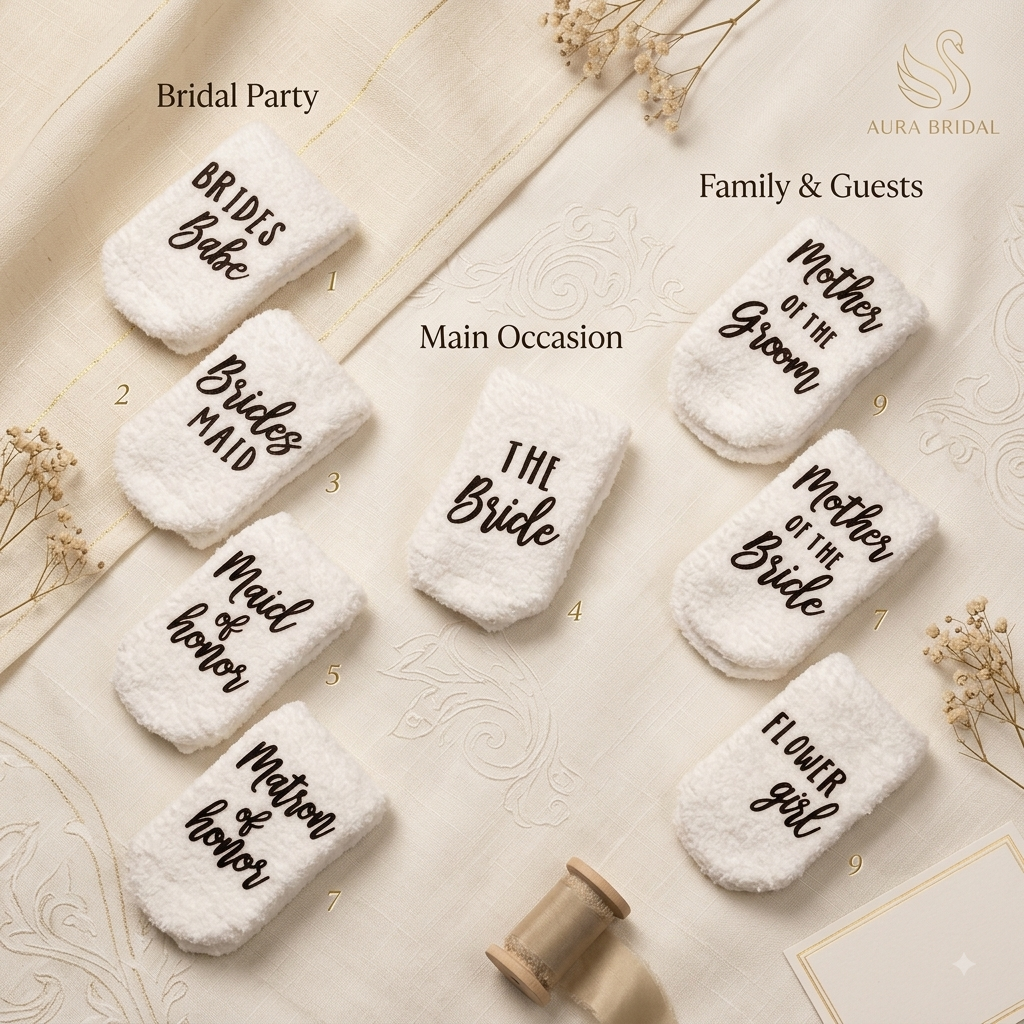 Bride's bachelorette party velvet stockin gift