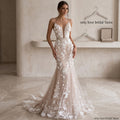 Bloom in Love 3D Floral Mermaid Wedding Gown