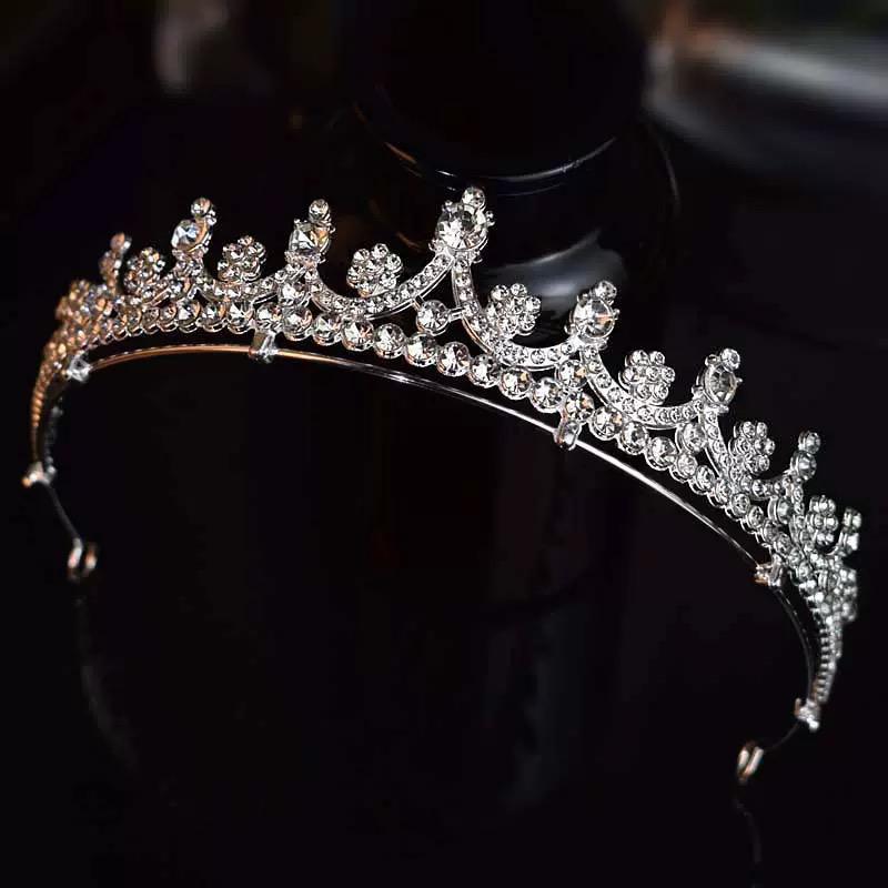 Silver Rhinestone Bridal Tiara