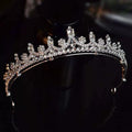 Silver Rhinestone Bridal Tiara