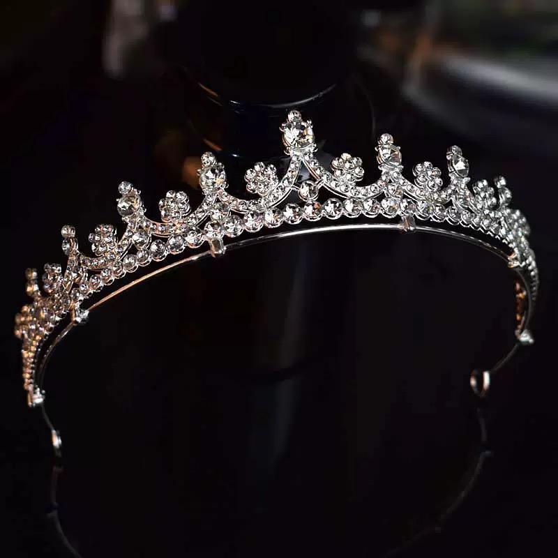 Silver Rhinestone Bridal Tiara