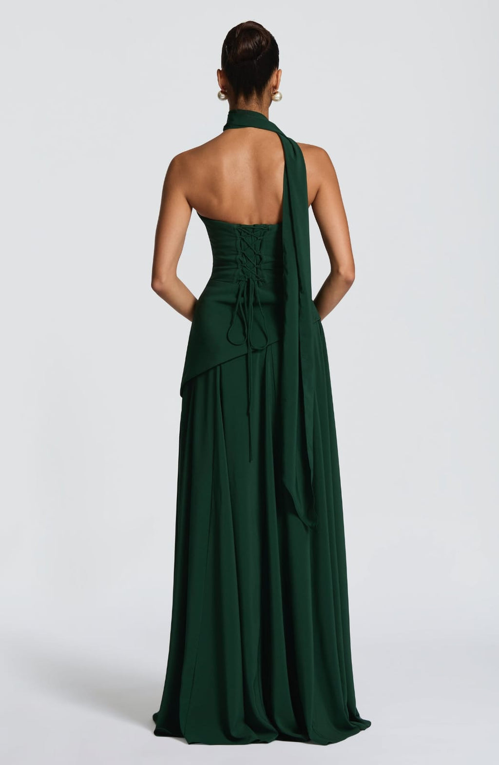 Strapless  Drapped Formal A-Line Evening Dress