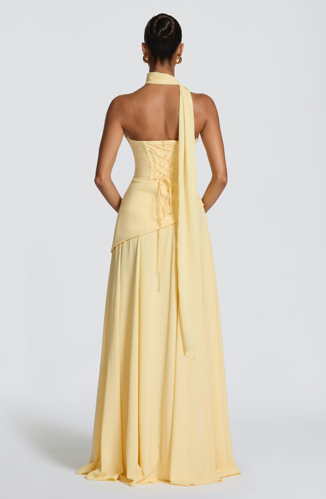 Strapless  Drapped Formal A-Line Evening Dress