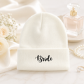 Bridal Beanie Hat – Wedding Knit Hat