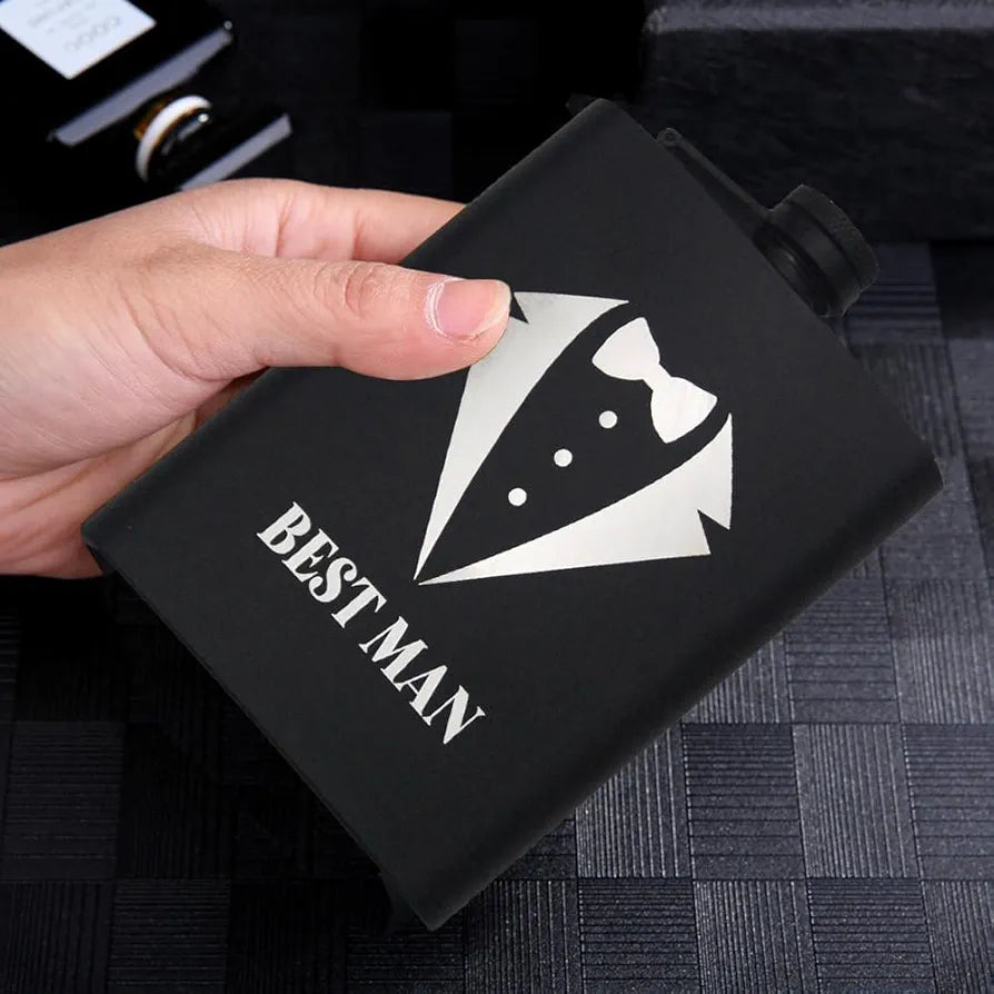 Best Man Hip Flask – Wedding Party Gift Flask
